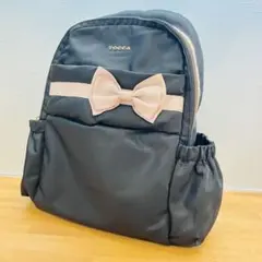 TOCCA トッカ マザーズバッグ リュック ピンク リボン 黒 ナイロン