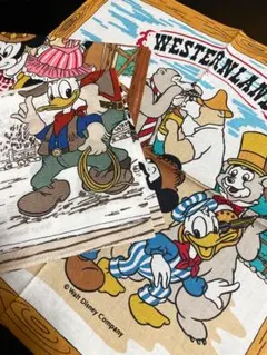 新品】東京ディズニーランド ハンカチ ウエスタンランド 1983年開園時 