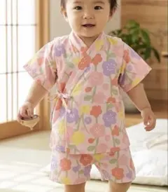 女の子 80 じんべい 甚平