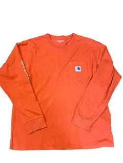 【特価】Carhartt SOPHNET. コラボ 長袖Tシャツ オレンジ Mのサムネイル