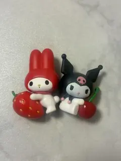 いちごマイメロディ さくらんぼクロミちゃん ガチャ セット