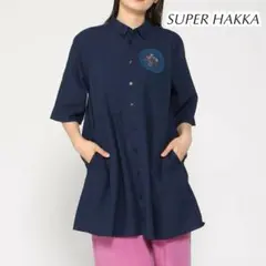 新品｜SUPER HAKKA スーパーハッカ チュニック シャツ 刺繍のサムネイル