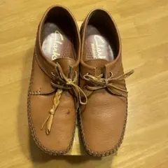 希少　クラークス　ワラビー　メンズ レザー 靴 シューズ ブラウン