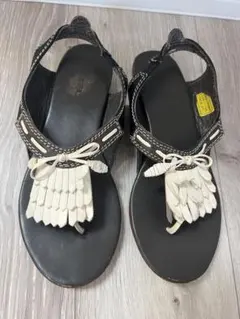 DIESEL ディーゼル　フリンジ トングサンダル 37(24cm)のサムネイル