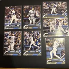 大谷翔平　topps now 新品　7枚セット　レア　ドジャース