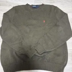 Polo by Ralph Lauren XL オリーブグリーン セーター