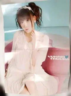 【未使用】声優アニメディア 田村ゆかり ポスター 2009年 ３月号 付録