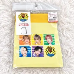 リアルピース マチつき巾着 コップ巾着 イエロー
