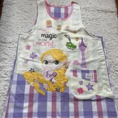 ラプンツェル エプロン チェック柄