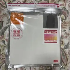 【新品】ユニクロ　ヒートテック　極暖　コットンタートルネック　長袖　M 白