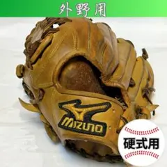 【即戦力】ミズノプロ 硬式 外野手用 グローブ 使用感あり特価 左投げ用