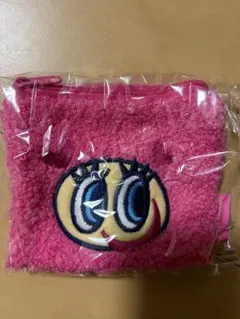 エンジェルブルー　ガチャ　ポーチ　もこもこスクエアポーチ　ピンク　ナカムラクン