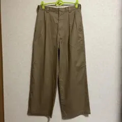 ユニクロU タックワイドパンツ 79