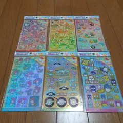 サンリオキャラクターズ　キラッとシール　6枚セット