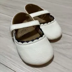 13cm【着用回数１回】ホワイトフォーマルシューズ