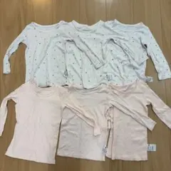 アンダーシャツ 6枚セット 100cm ピンク系　UNIQLO