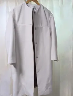 【美品】FRAY I.D ノーカラーチェスター ロングコート