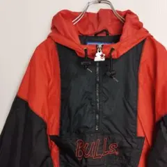 スターター ナイロンジャケット NBA シカゴ・ブルズ バイカラー メンズXL