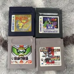 ゲームボーイカラー ゲームソフト 4本セット