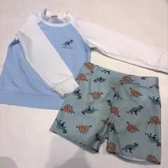 petitmain 水着 100サイズ 恐竜 男の子 ラッシュガード 保育園