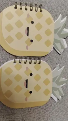パイナップルデザイン メモ帳 2冊セット