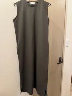 LEPSIM カーキ ノースリーブワンピース M