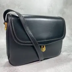 BALLY ショルダーバッグ ブラック ゴールド金具　フラップのサムネイル