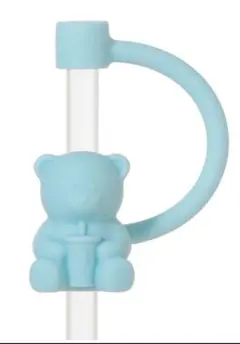 スタバ リユーザブルコールドカップ 専用ストローキャップ ベアリスタ ブルー