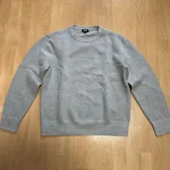 UNIQLO グレー ニットトレーナー　Mサイズ
