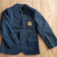 ムージョンジョン　ワッペン付きジャケット110センチ　ネイビー