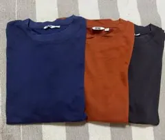 UNIQLO U AIRism Tシャツ 3枚セット Lサイズ黒のみXL