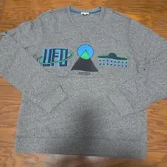 KENZO スウェット 刺繍　UFO　グレー Sサイズのサムネイル