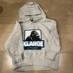 XLARGE KIDS ゴリラロゴ パーカー グレー　90