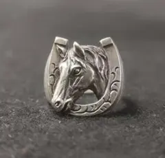 リング　シルバー925刻印　馬デザイン　メキシカンアクセサリー　ヴィンテージ