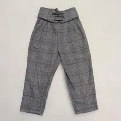 100cm　パンツ　長ズボン　チェック