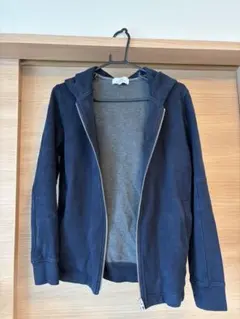 Calvin Klein CK ジップパーカー ネイビー M