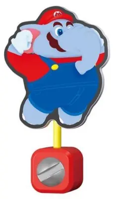 スーパーマリオブラザーズ　ワンダーパネルクリップスタンド　１３．ゾウマリオ