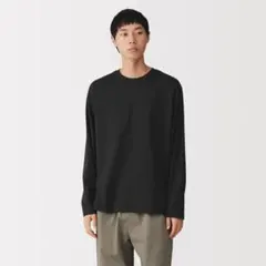 紳士　天竺編みクルーネック長袖ＴシャツS 無印　３枚