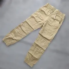 k828 H＆M【135】ベージュ 長ズボン ゴムウエスト