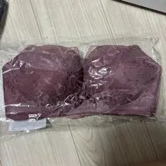 tu-hacci モーニングルーティンブラ　ショーツセット　　プラム　E70