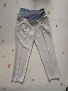 エンジェリーベ　マタニティパンツ M-L ホワイト
