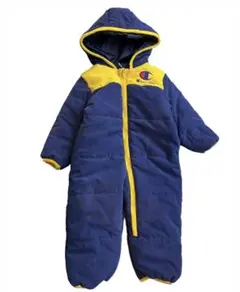 チャンピオン　ロンパース　ロゴ刺繍　ワンポイント　80