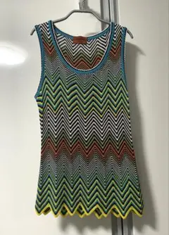 ノースリーブニット MISSONI マルチカラー SIZE 42のサムネイル