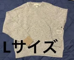 【美品＊着用2回】UNIQLO×アニヤハインドマーチコラボ ニット〈Lサイズ〉のサムネイル