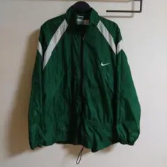 NIKE グリーン ナイロンジャケット ナイキ　ジャンパー