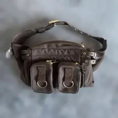 AlexanderLeechangボディバッグ ウエストバッグ2Wayキャンバス