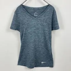 美品 NIKE ナイキ DRI-FIT ランニングウェア Tシャツ Vネック M