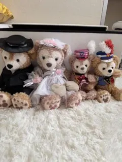 ダッフィーシェリーメイウェディングドレスと35周年セット