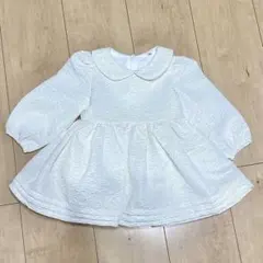 ベビードレス セレモニードレス 80 フォーマル 白 ホワイト