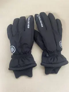 SOLIDEVER ブラック スキーグローブ Lサイズ